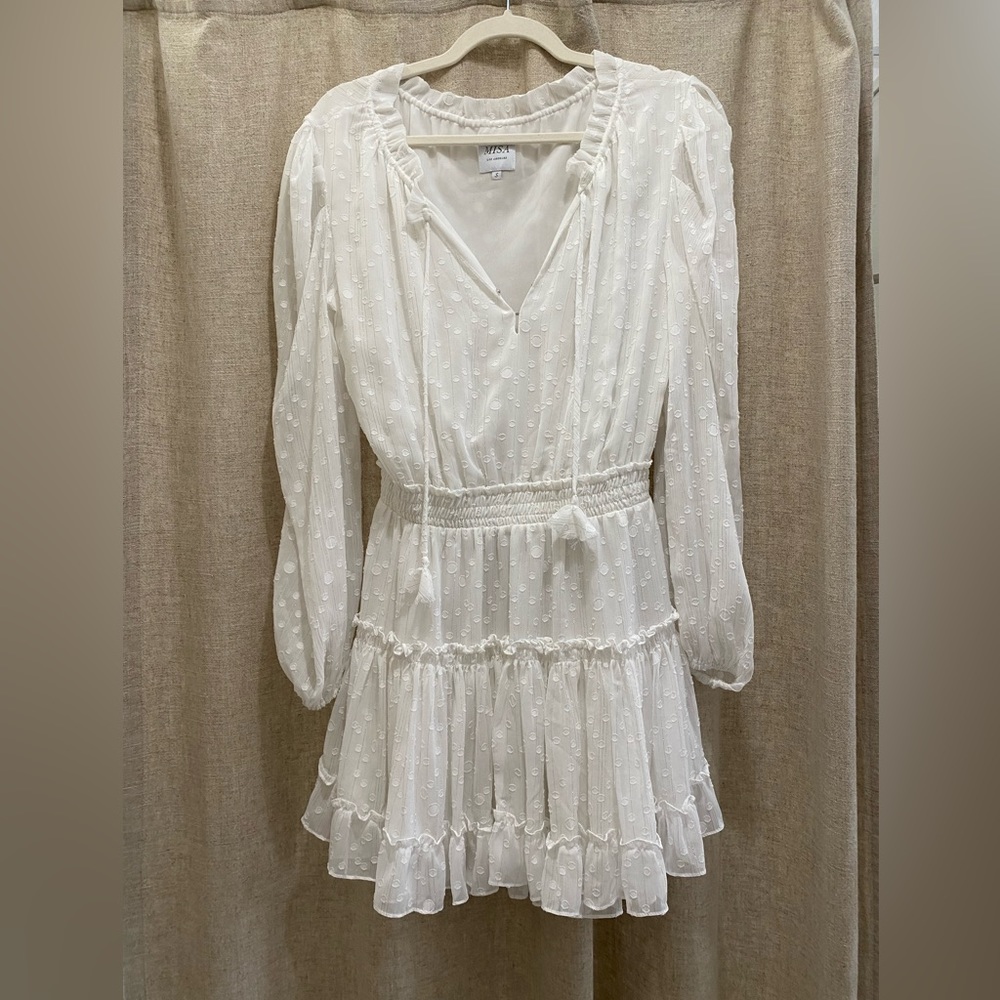 Misa white dress! Size Small